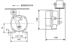 速度開關(guān)，測速傳感器XSAV11801（低速型）高低速速度開關(guān)